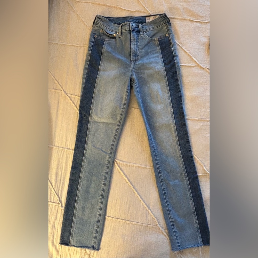 Gap Two-Tone Blue Jeans